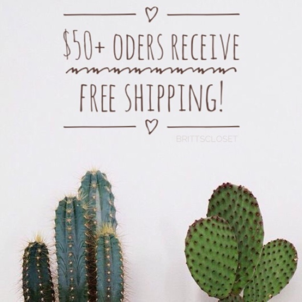 Spend $50+ receive FREE shipping!